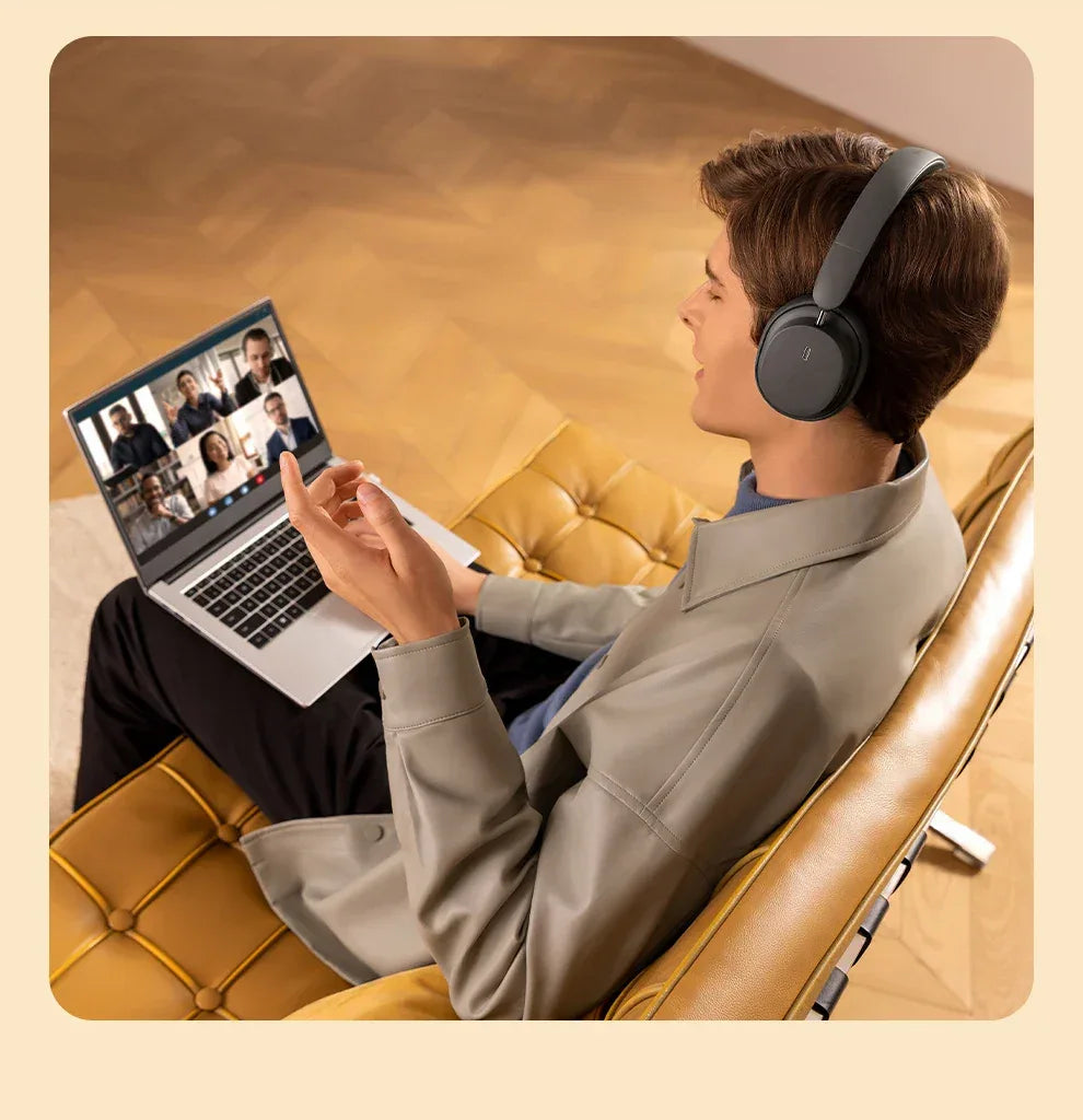 Wireless Bluetooth Headphones Over Ear 70H Playtime Tidesmit Tidesmit