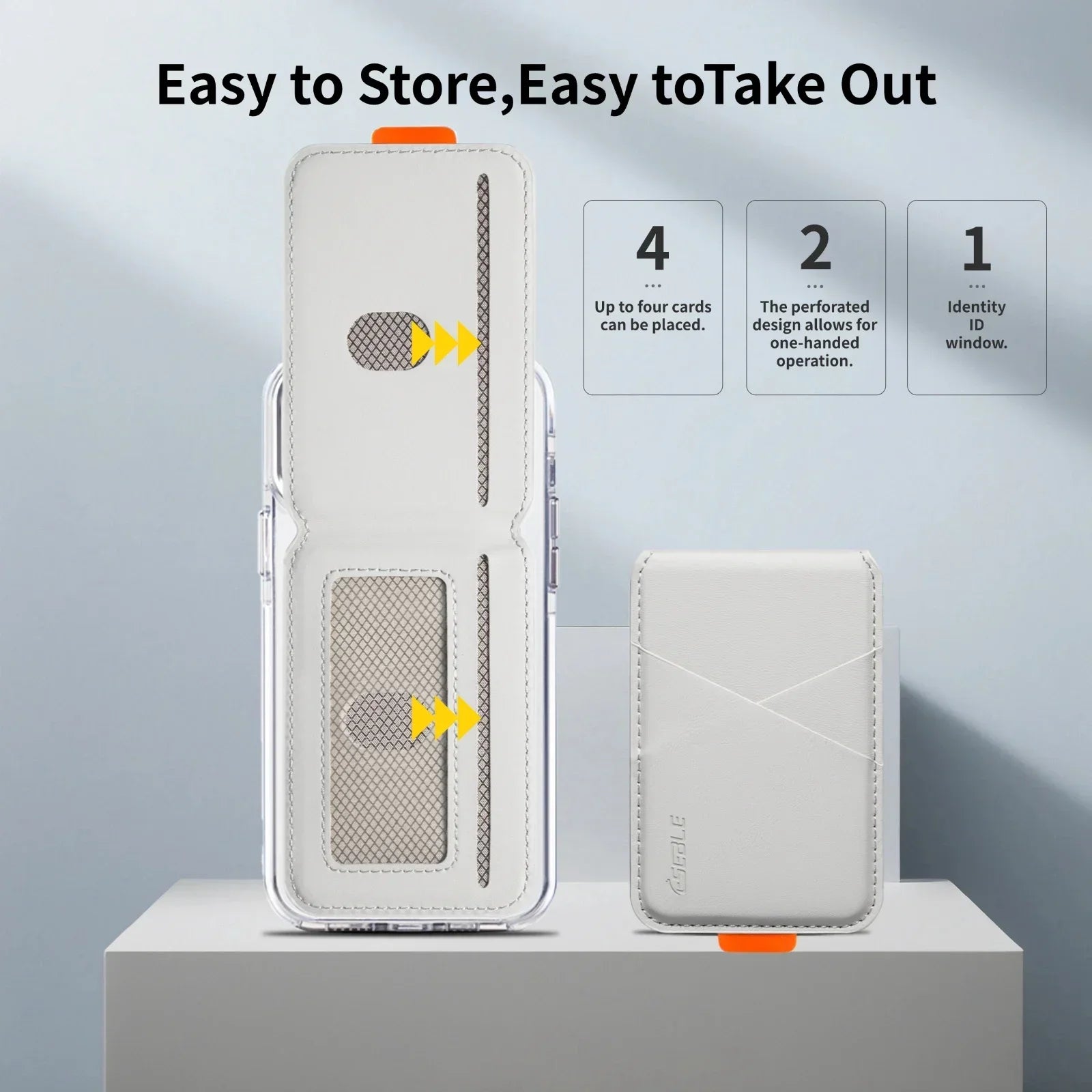 Magnetic Card Holder for iPhone: Slim RFID MagSafe Wallet & Card Case Tidesmit