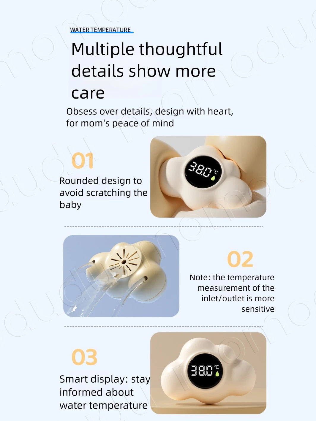 Baby Bath Temperature Meter Floating Digital Water Baby Bath Temperature Meter LED Display Temperature Tester Safety Cartoon