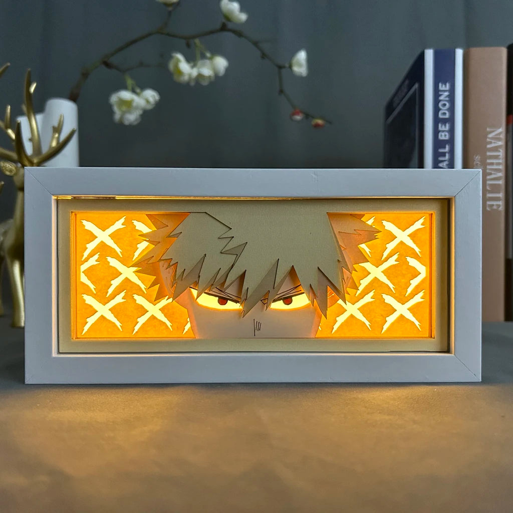 Anime LED Light Box – 3D Paper Cut Night Lamp with Remote Control ZDD-09 Tidesmit
