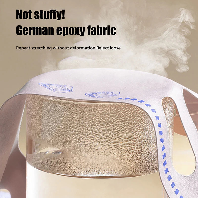 Breathable German epoxy fabric V-line face slimming bandage strap for lifting and double chin tightening.