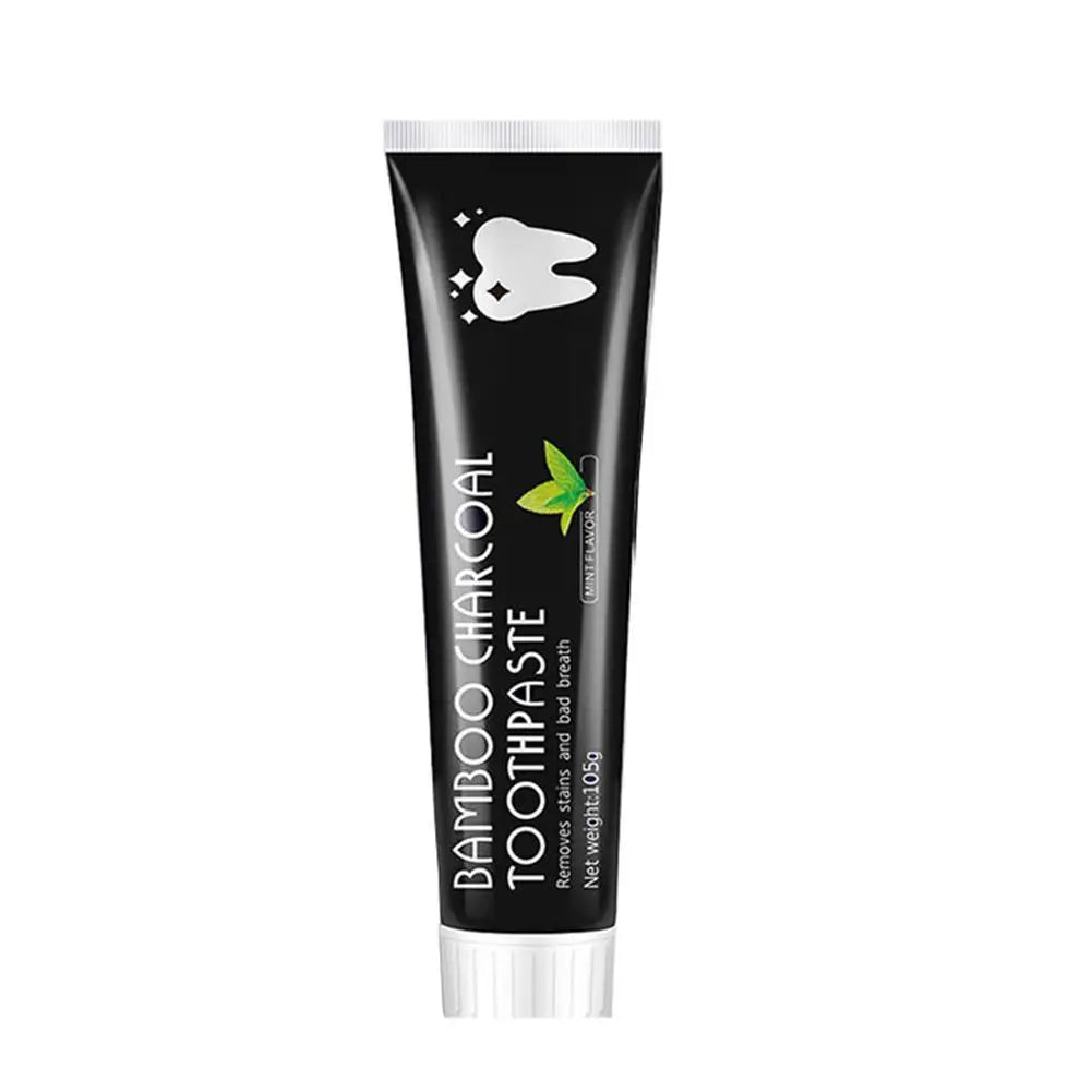 Tidesmit activated charcoal mint whitening toothpaste for deep cleaning and removing stubborn tooth stains
