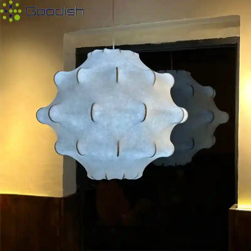 Wabi Sabi Silk Pendant Light | Handmade Aesthetic Chandelier 50-68cm Tidesmit