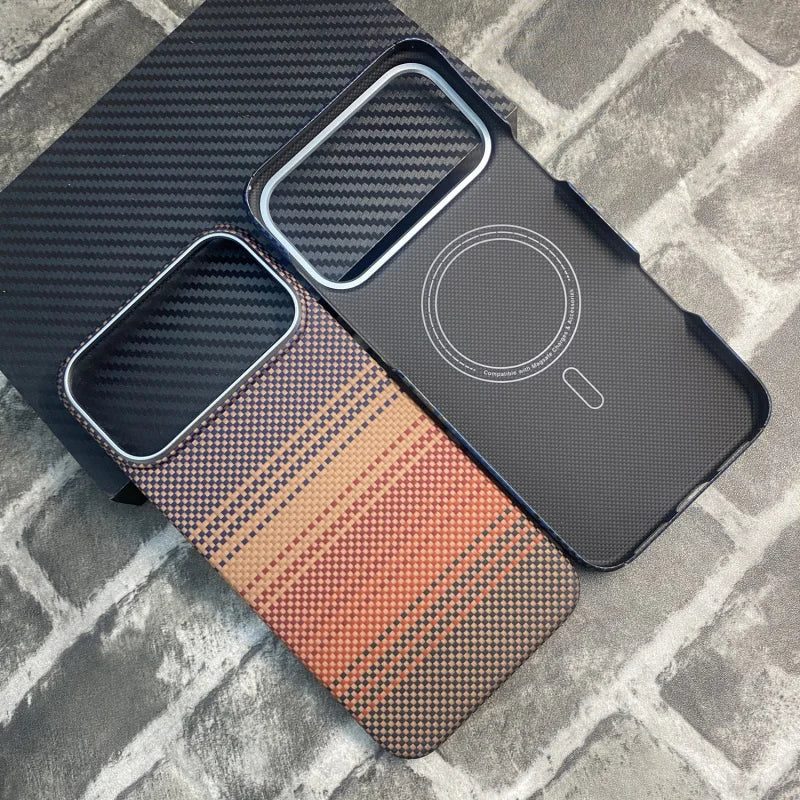 iPhone 17 Pro Max Aramid Fiber Case | Slim Shock-Absorbing Cover Tidesmit