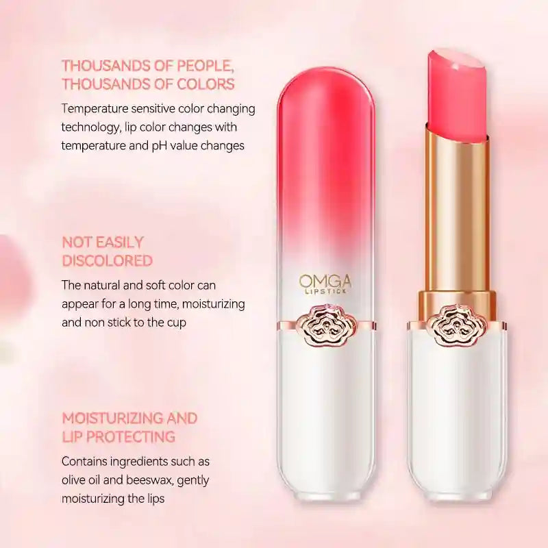 Color Changing Lip Balm - Moisturizing Peach Treatment by Tidesmit Lip Care Tidesmit