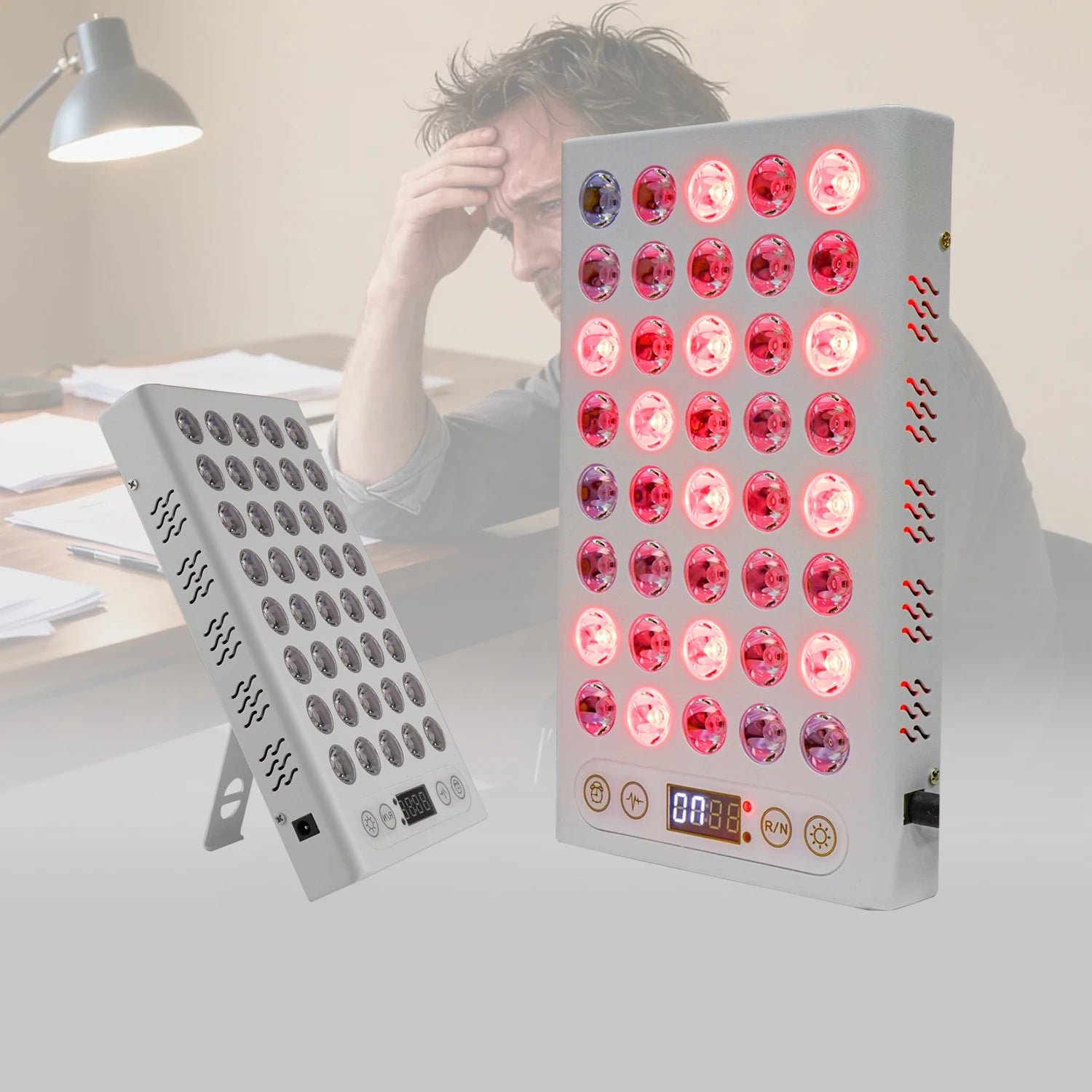 2026 Red Light Therapy Device Red Therapy Panel 660nm 850nm 1060nm Handheld LED Red Light Therapy Panel
