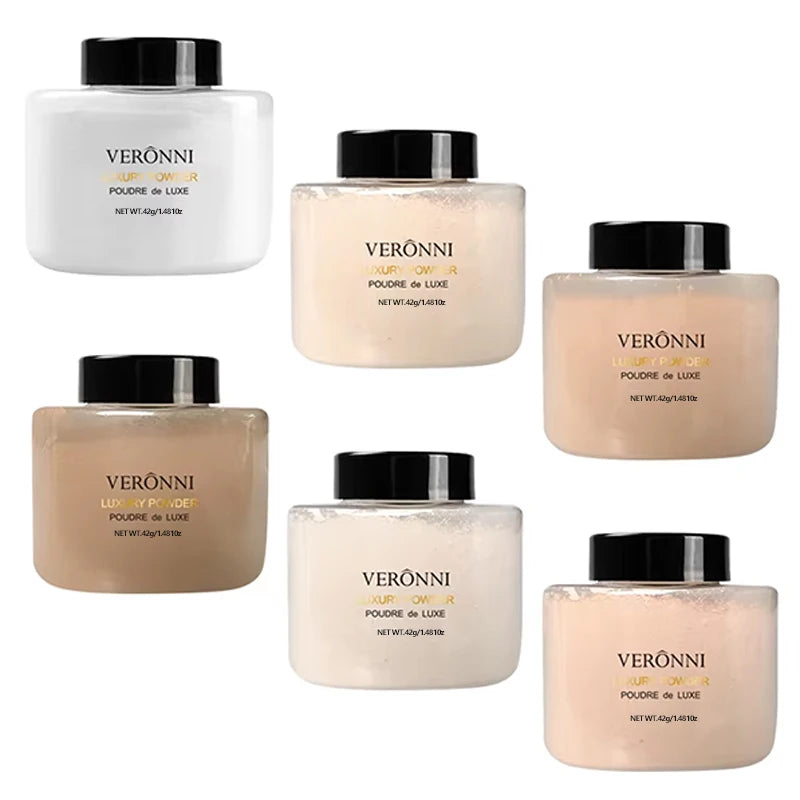 Tidesmit Banana Luxury Powder face makeup loose setting powder texture close-up for oil control and matte finish
