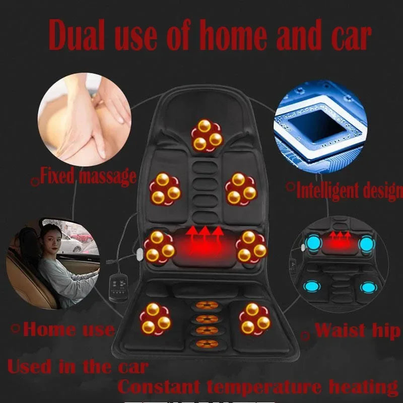 Electric Massage Chair Pad with Heat Therapy & Vibration | Tidesmit Massage Chairs Tidesmit