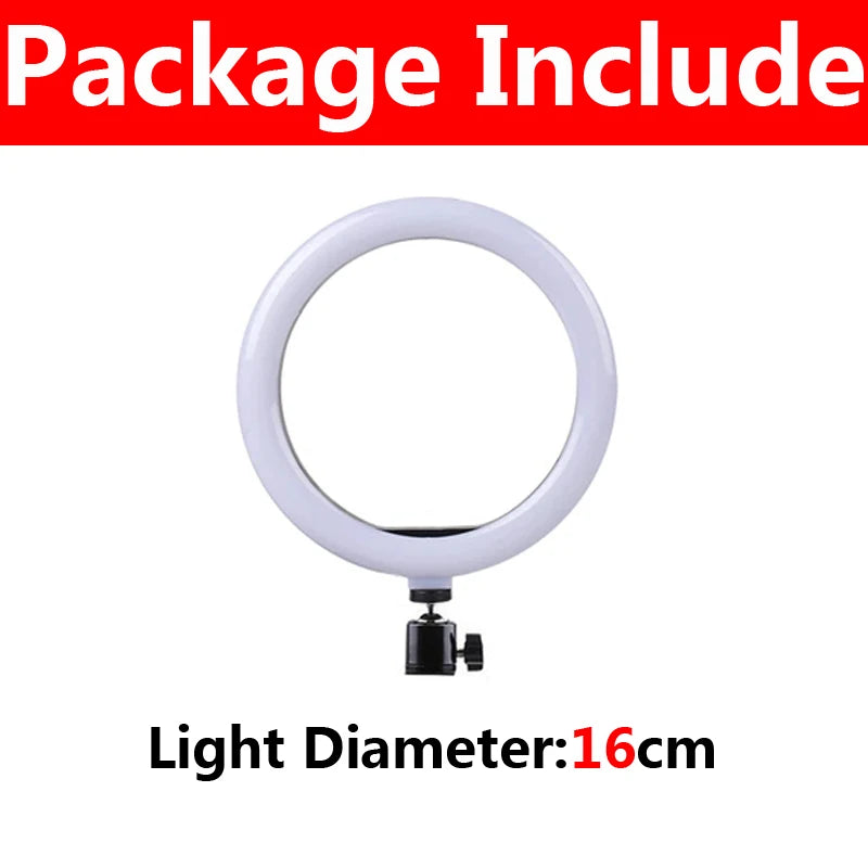LED Ring Light with Tripod for TikTok Video 33cm | Tidesmit 16cm Only Lamp Tidesmit