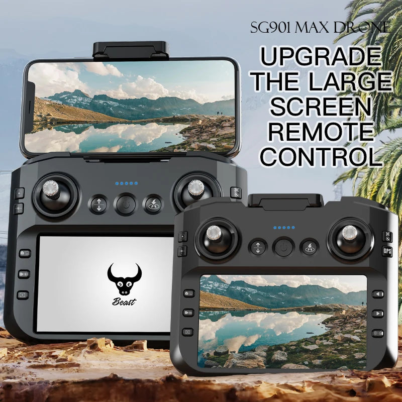 GPS Camera Drone with Obstacle Avoidance - Foldable 8K Quadcopter Tidesmit