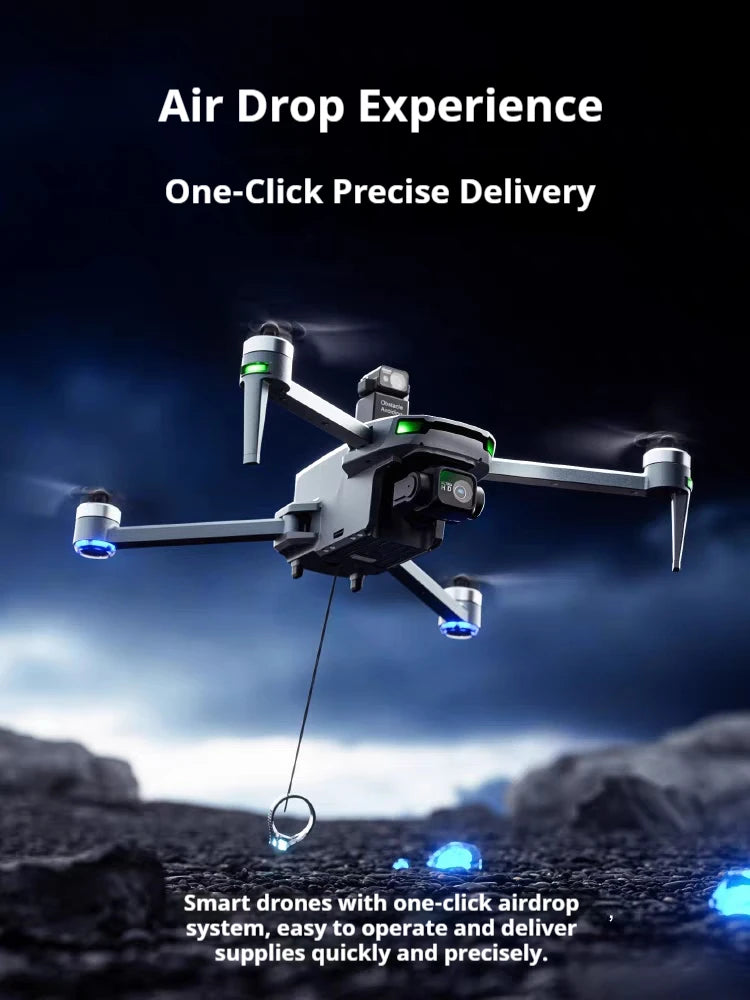 Tidesmit 8K GPS Drone with EIS Stabilization and Obstacle Avoidance Tidesmit