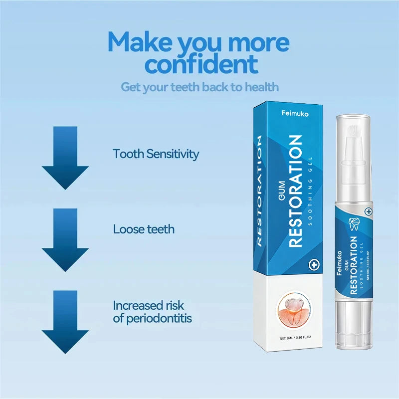 Gum Repair Gel for Sensitivity Relief and Deep Cleaning by Tidesmit Lip Care Tidesmit