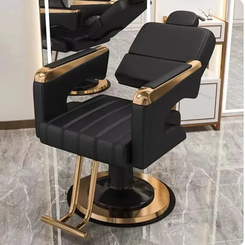 Barber Shop Hydraulic Chair: 360-Degree Swivel Salon Seating Massage Chairs Tidesmit