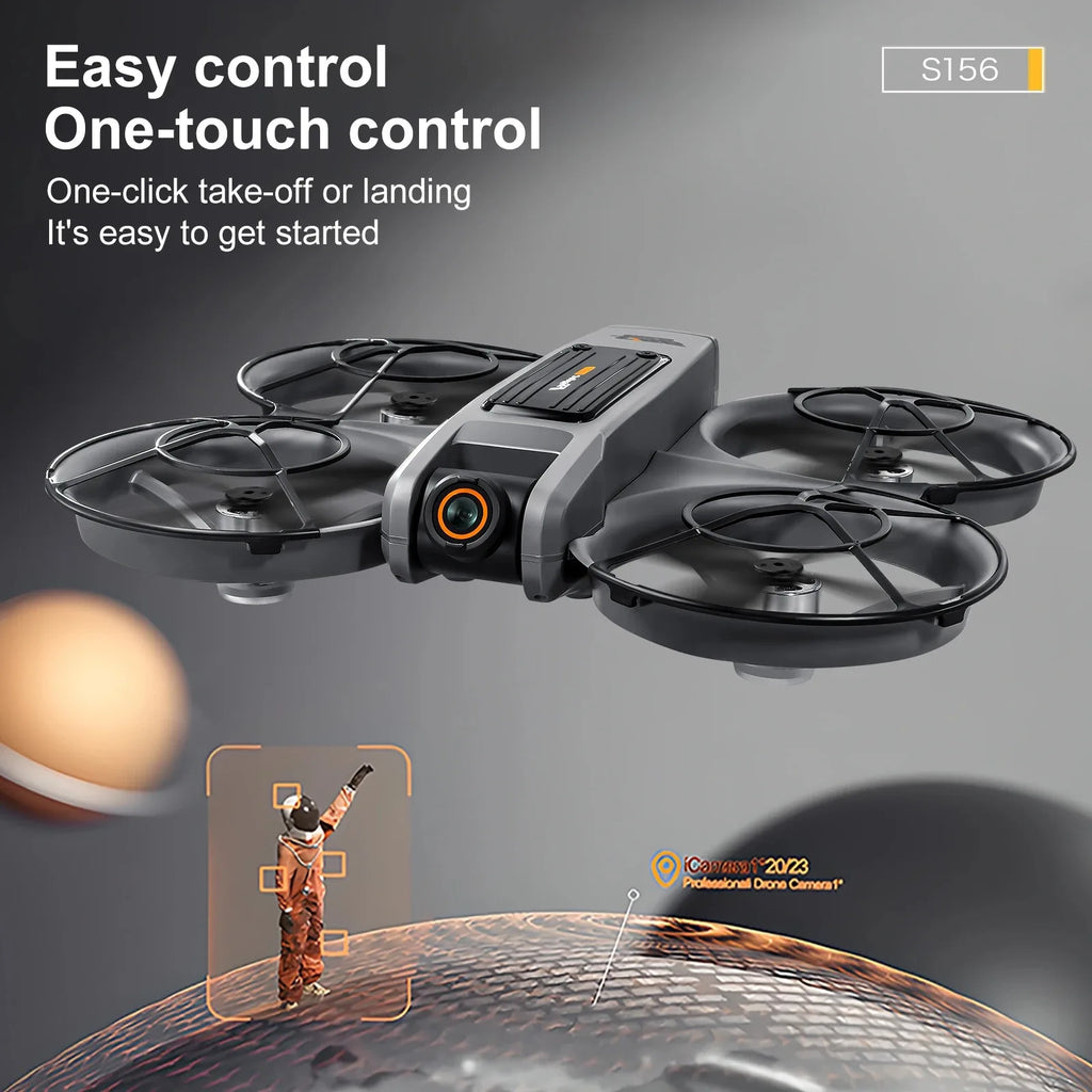 4K Camera Drone with Dual Lens and Brushless Motor - S156 Foldable Tidesmit