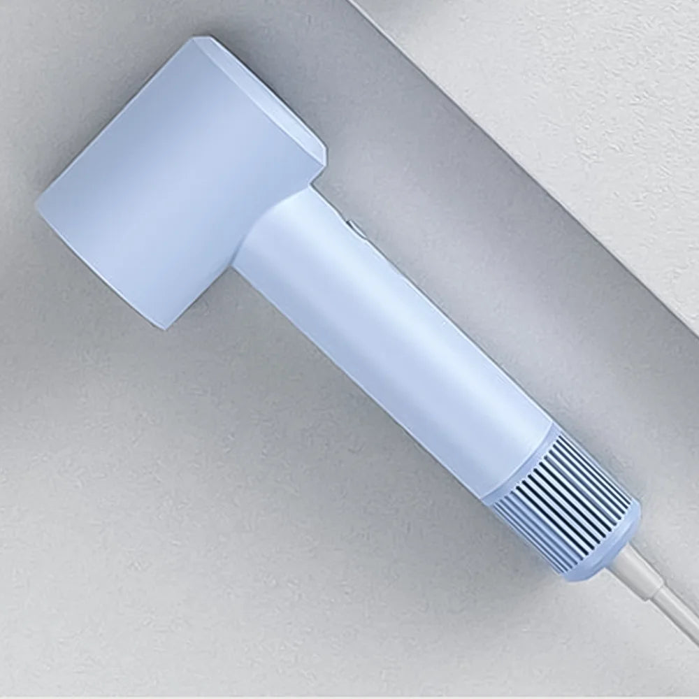 Xiaomi H501 SE high-speed professional hair dryer in pastel blue, featuring a sleek, ergonomic negative-ion design.