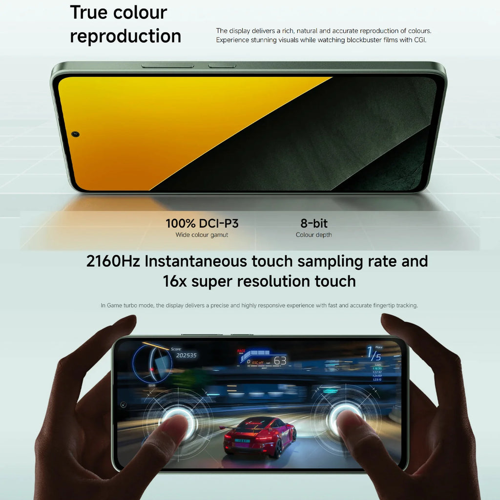 POCO M7 Pro 5G Smartphone - 12GB RAM, 256GB, 120Hz AMOLED Display AE Tidesmit