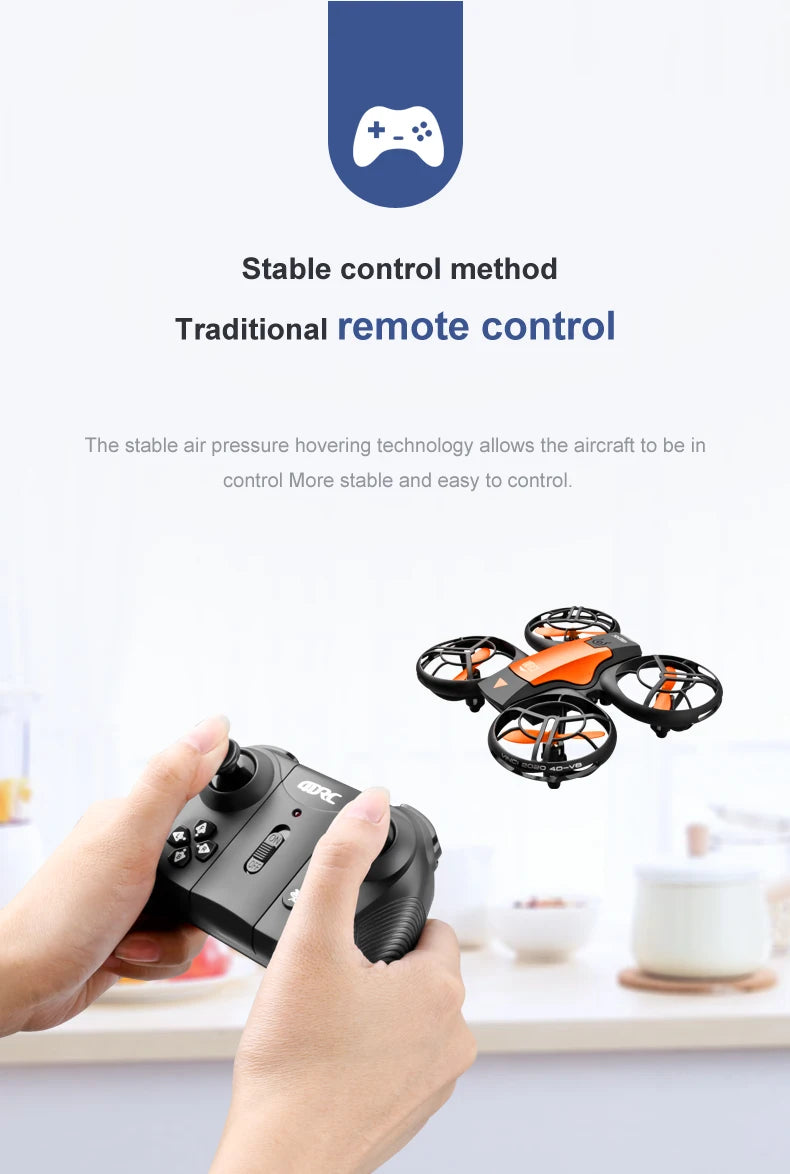 4K Camera Drone for Kids - Gesture Control Foldable Quadcopter Blue Tidesmit