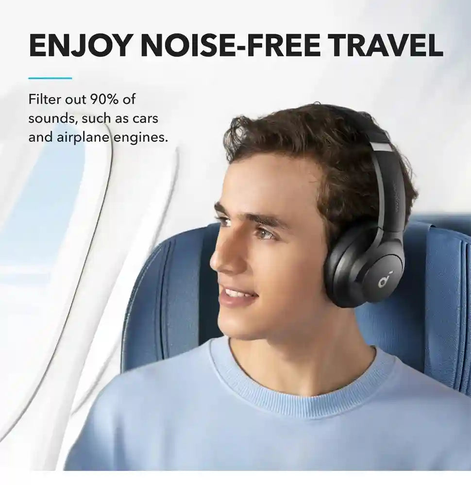 Wireless Headphones with Active Noise Cancellation & Low Latency Audio Tidesmit