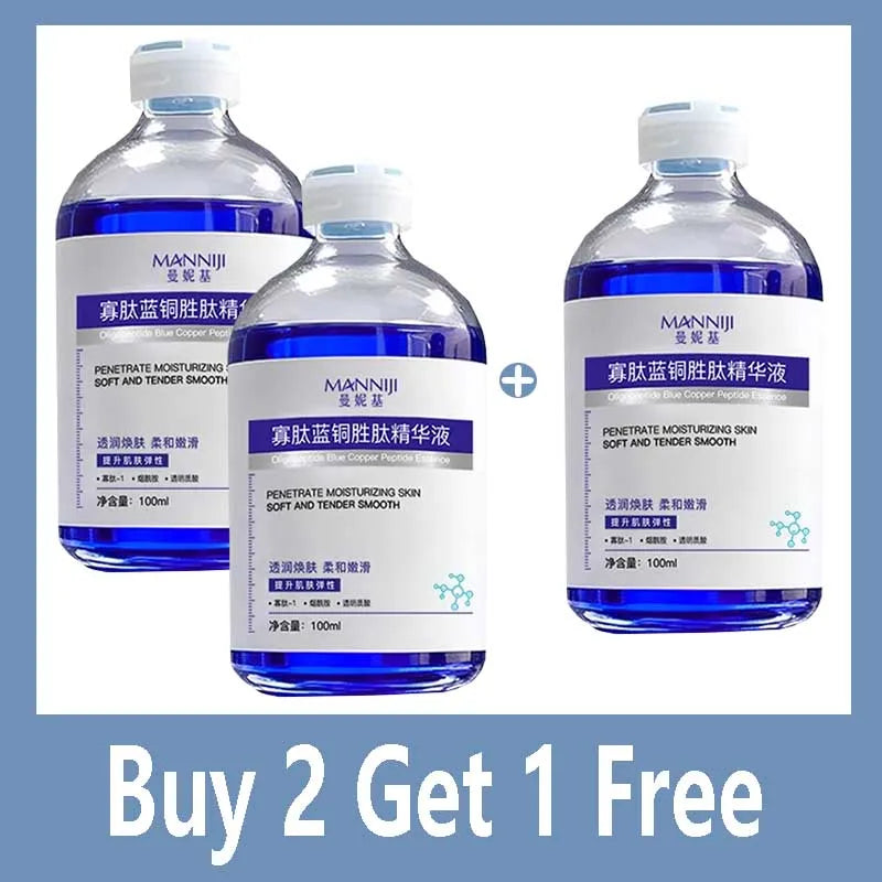 Copper Peptide Serum 100ml | Professional Anti-Wrinkle Skin Firming Scrubs Treatments Buy 2 Get 1 Free Tidesmit