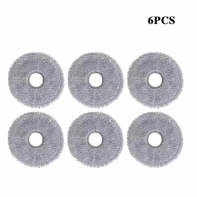 Tidesmit replacement main brush, side brush, HEPA filter, and mop cloth set for Xiaomi Robot Vacuum S20+ and S10 Plus