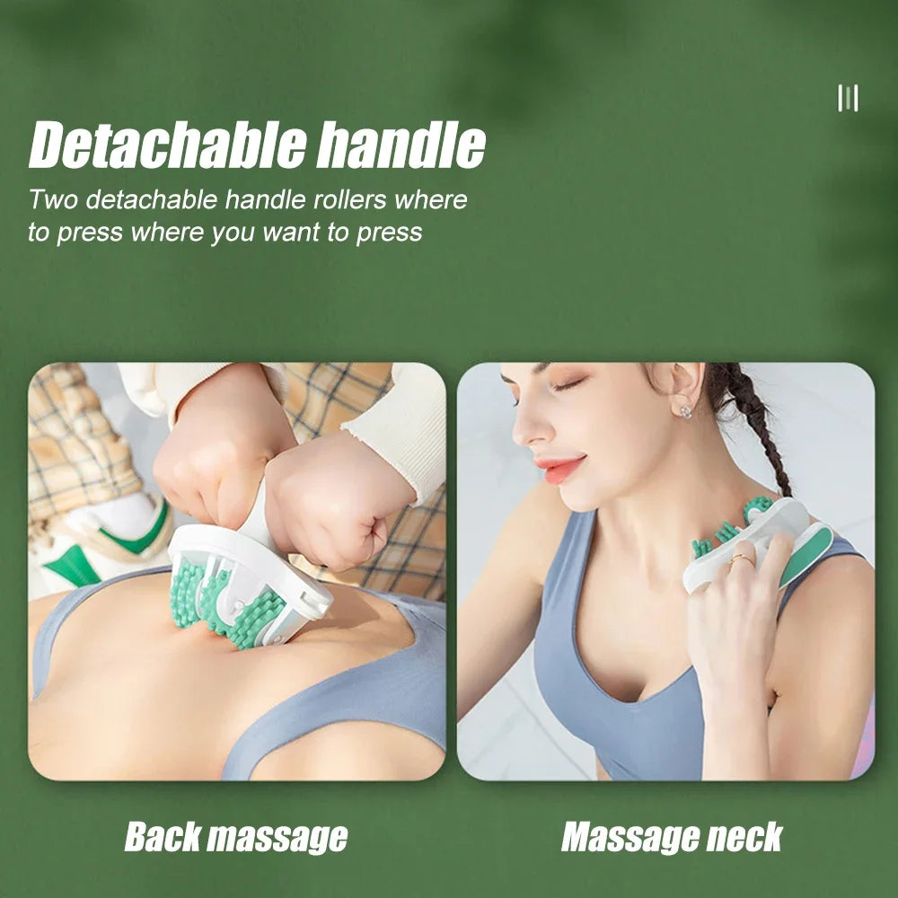 Anti Cellulite Massage Roller - Deep Tissue Muscle Relief & Tone Back Massage Instrument Tidesmit