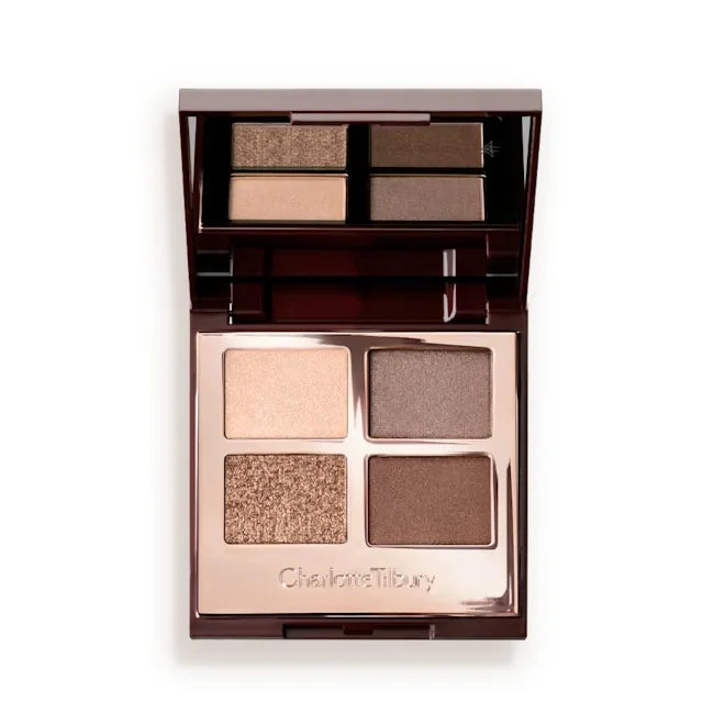 Tidesmit 9 Colors Rose Pink Eyeshadow Palette featuring matte and glitter finishes for face makeup detail view