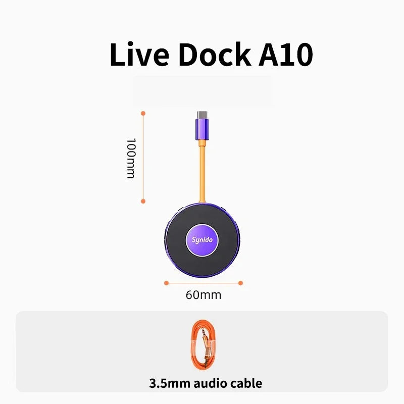 USB-C Audio Interface for Mobile Streaming - Tidesmit A20 & A10 Models Live Dock A10 Tidesmit