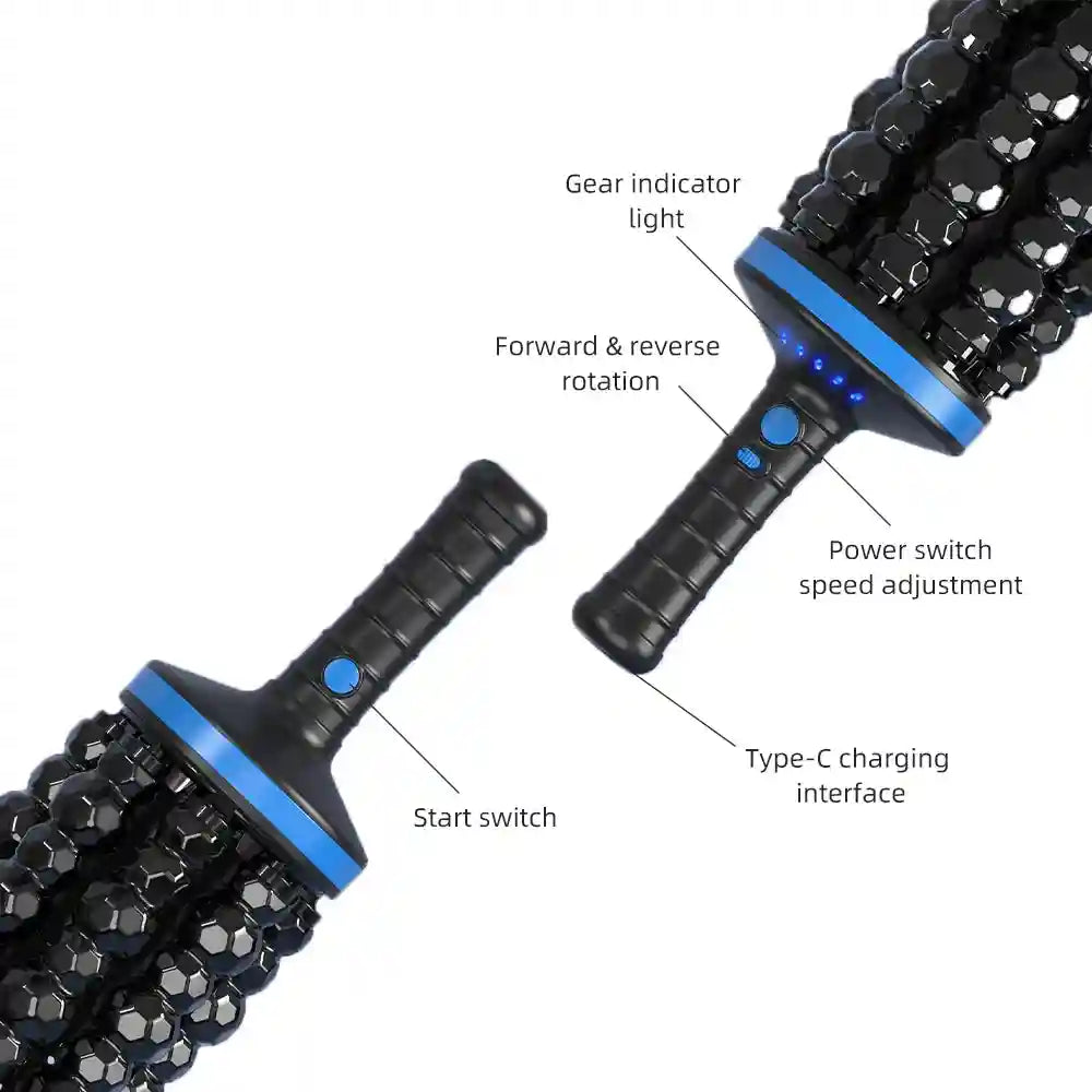 Electric Massage Roller - Deep Tissue Muscle Relief with Heat Therapy Massage Roller Tidesmit