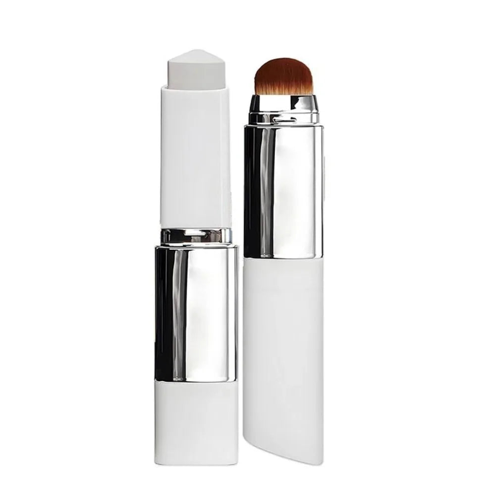 Tidesmit 2-in-1 color-changing foundation stick and brightening concealer texture close-up for flawless face makeup