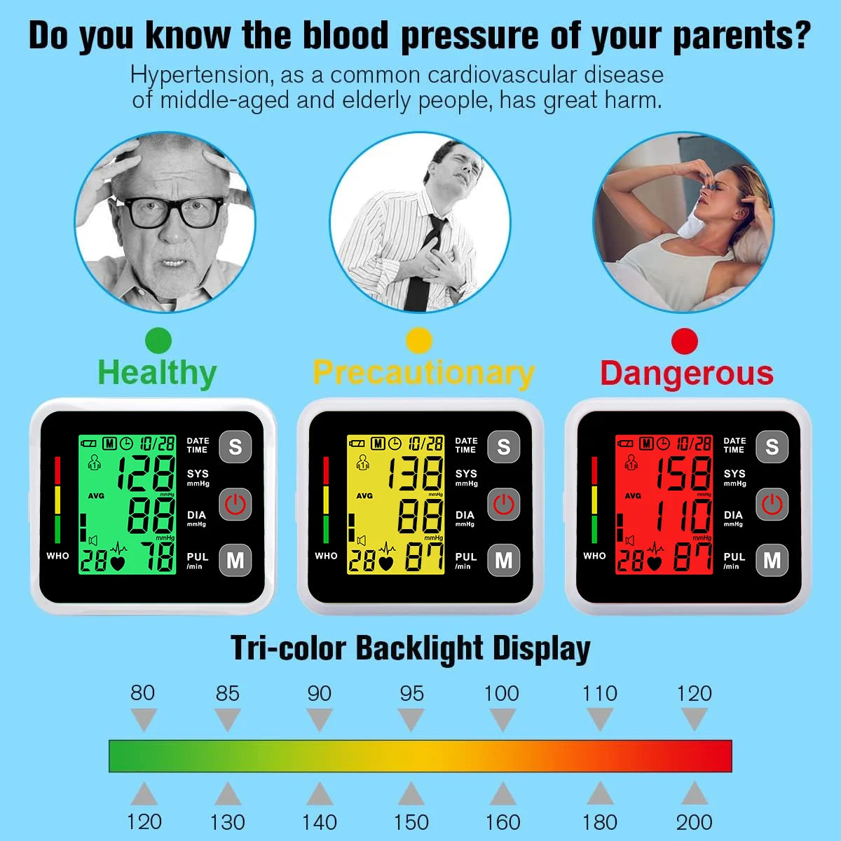 blood pressure meter tensiometer digital blood pressure monitors medical sphygmomanometer heart rate pulsometer pressure device