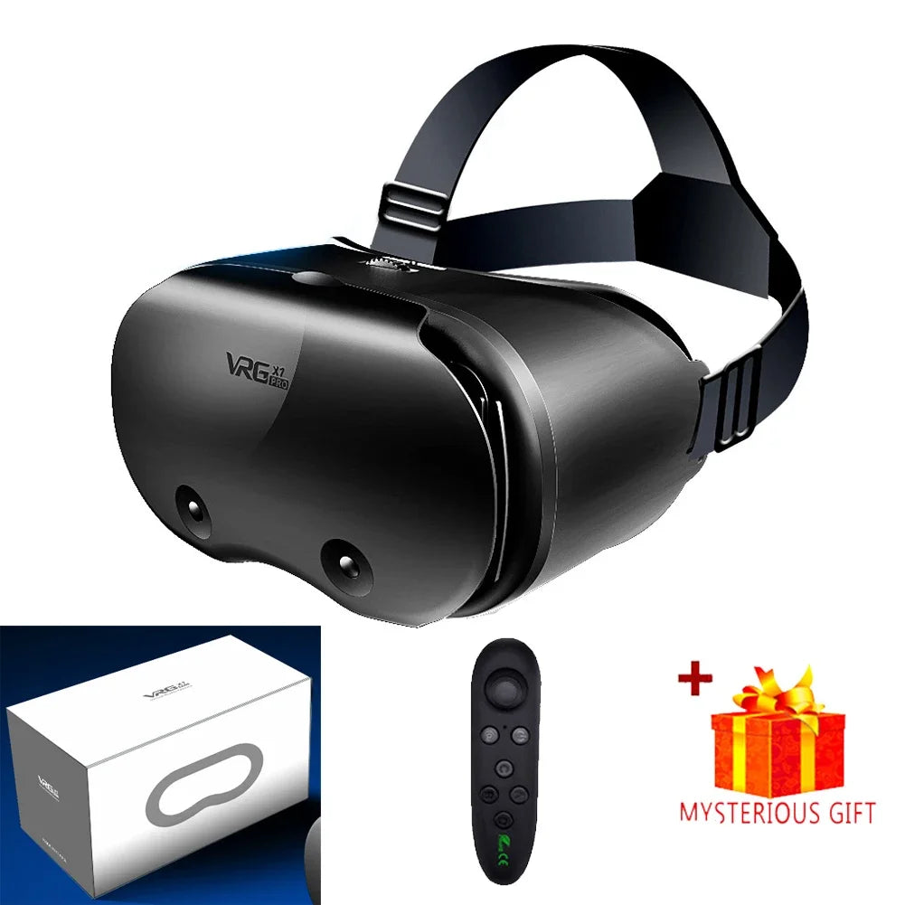 VR Headset for Smartphones - Immersive 3D Mobile VR Glasses With Remote A Tidesmit