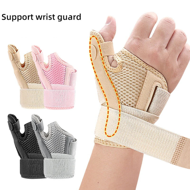 1Pc Thumb Support Brace Adjustable Wrist Thumb Stabilizer Immobilizer Trigger Thumbs Support Braces Flexible Splint Wrist