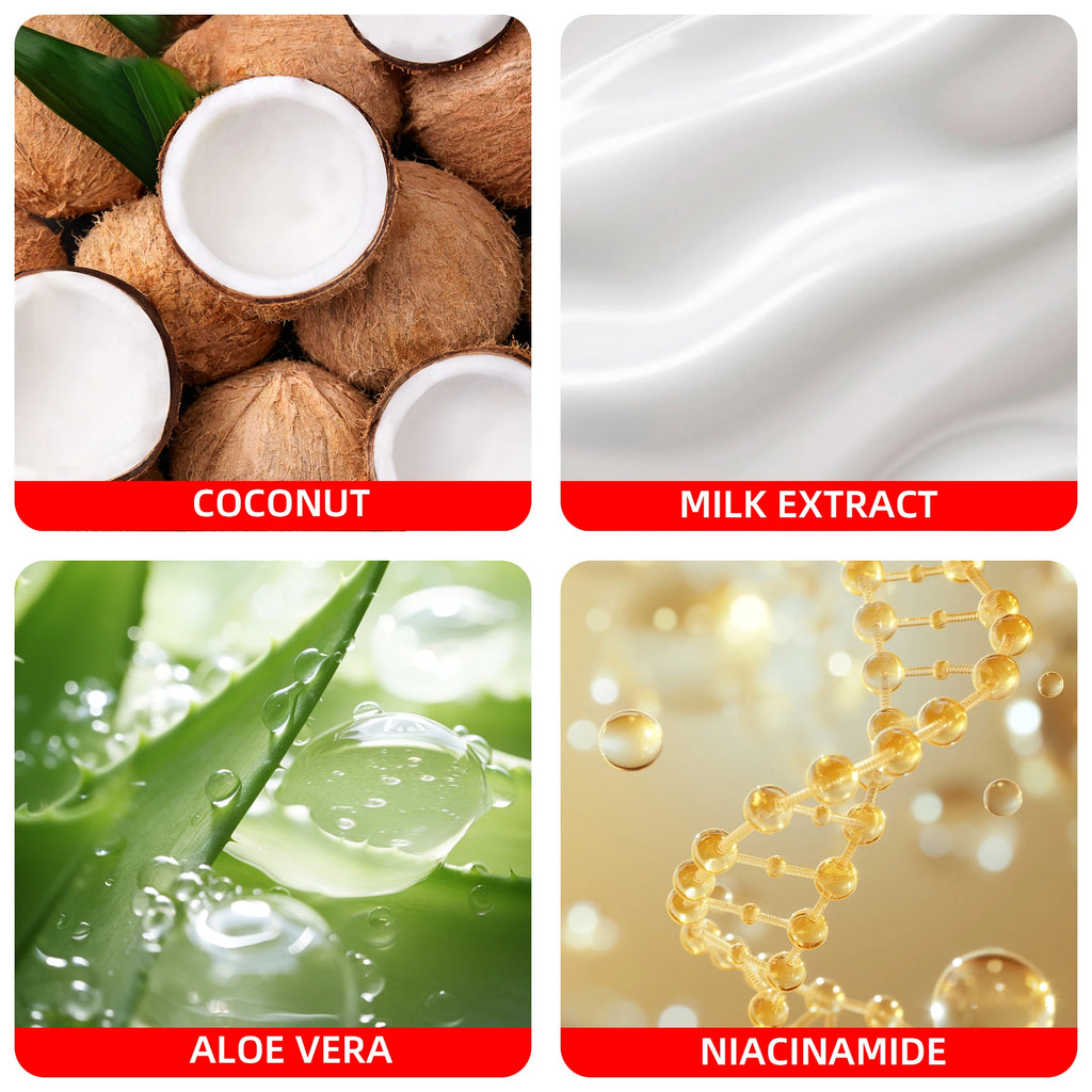 Coconut Exfoliating Scrub with Walnut Grains - Tidesmit 150g Scrubs Treatments Tidesmit