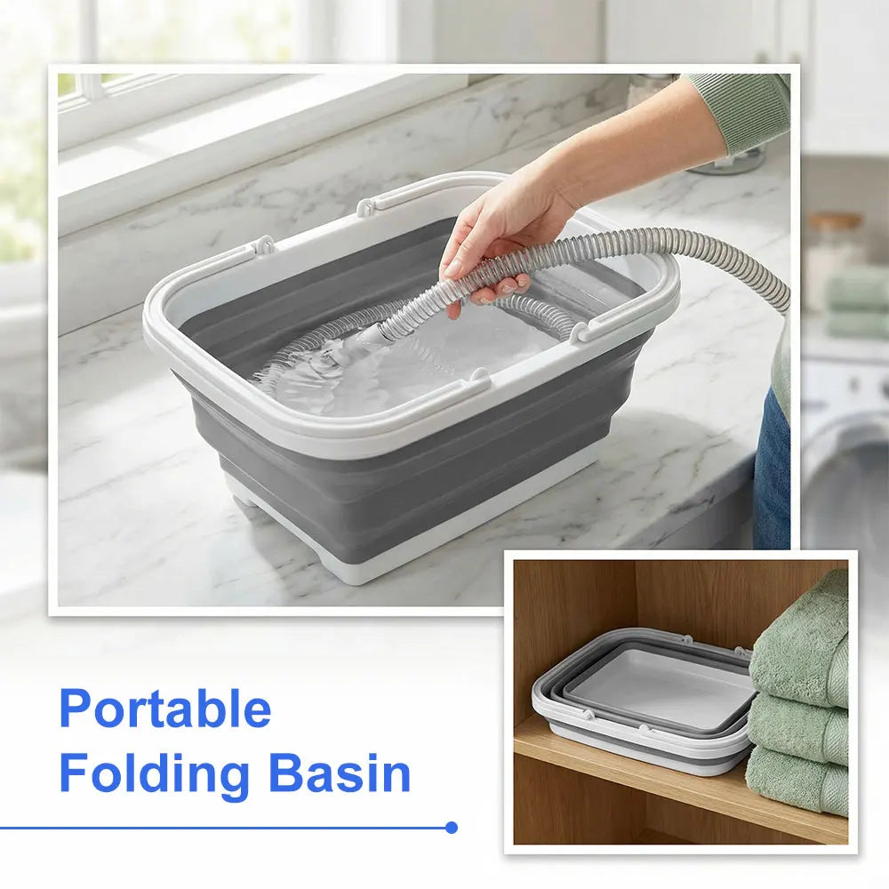 4 Pack CPAP Cleaning Kit for Hose & Mask, with Cpap Hose Dryer, Collapsible Wash Basin & Hose Hanger, Universal Cleaning Brush