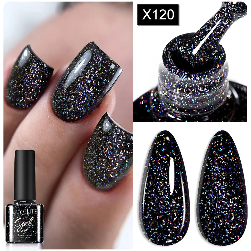 Magnetic Cat Eye Gel Nail Polish – Reflective UV Soak Off Kit Permanent Makeup Machines COLOR-120 Tidesmit