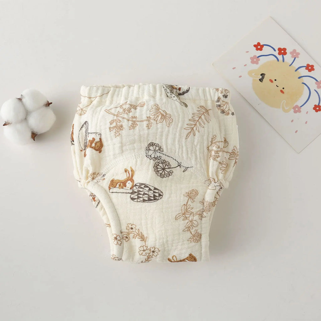 New Cotton Baby Waterproof Reusable Training Pants Baby Diaper Infant Shorts Nappies Panties Nappy Changing Underwear Cloth