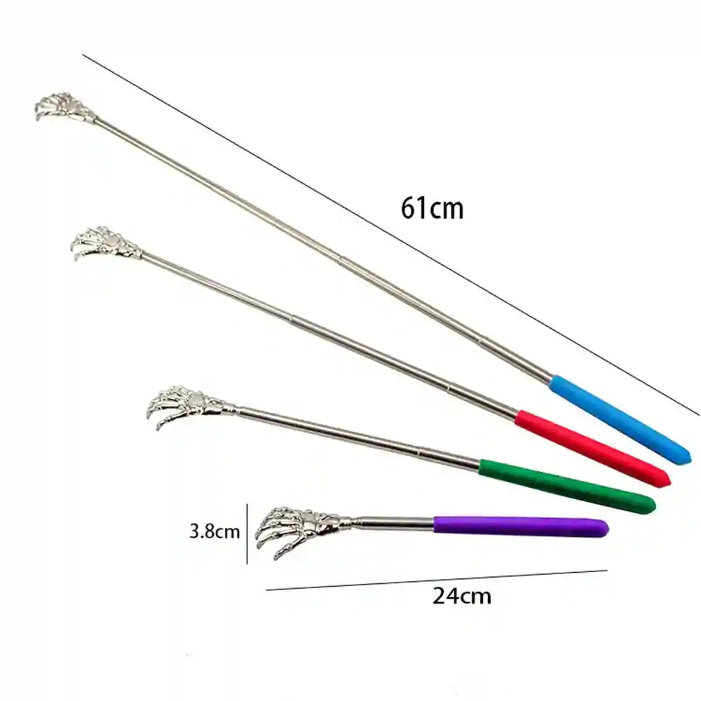 Telescopic Back Scratcher Stainless Steel Extendable 23 Inch - Tidesmit Fascia Gun Tidesmit