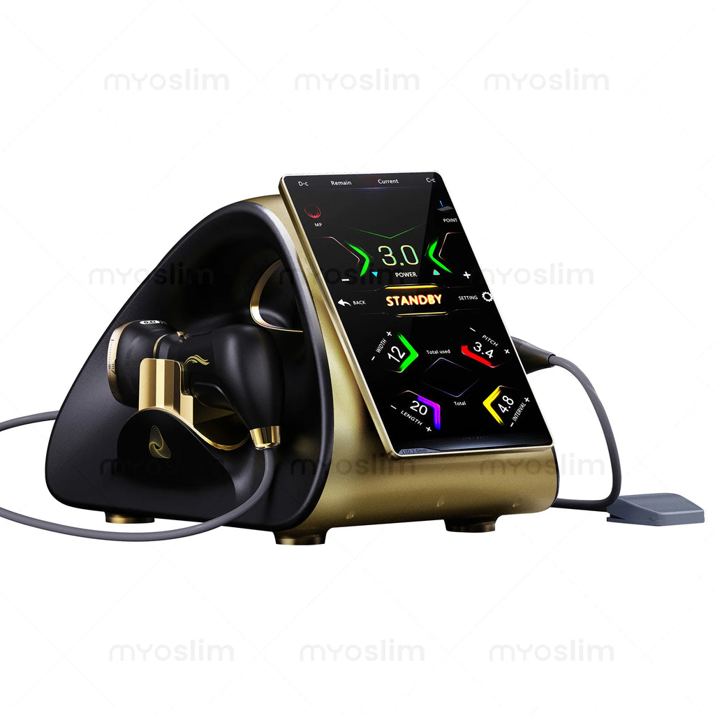Tidesmit 22D MAX HIFU beauty machine rear control panel and ergonomic handle features for facial tightening 05
