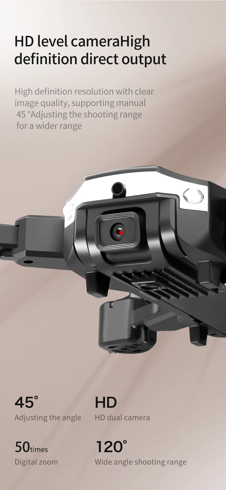 4K GPS Camera Drone with Obstacle Avoidance - Foldable Quadcopter Tidesmit