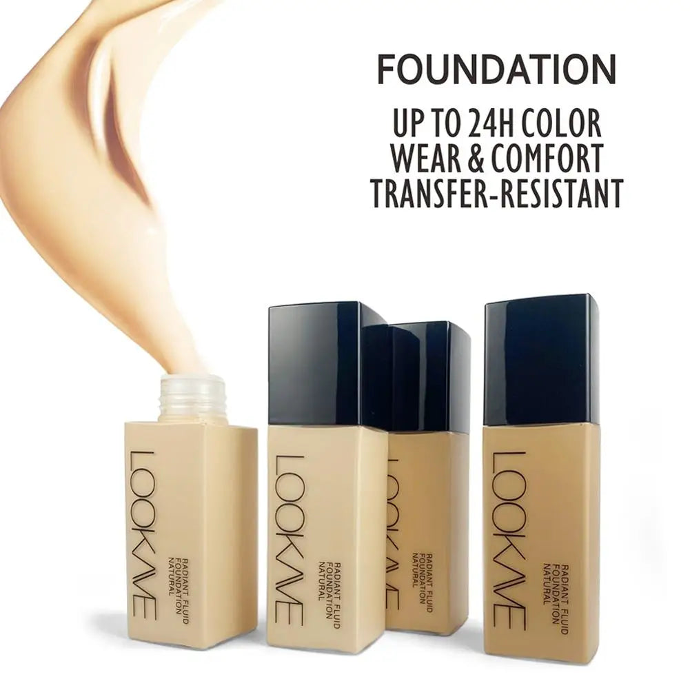 Tidesmit long lasting full coverage matte CC foundation texture close-up for flawless natural face makeup base