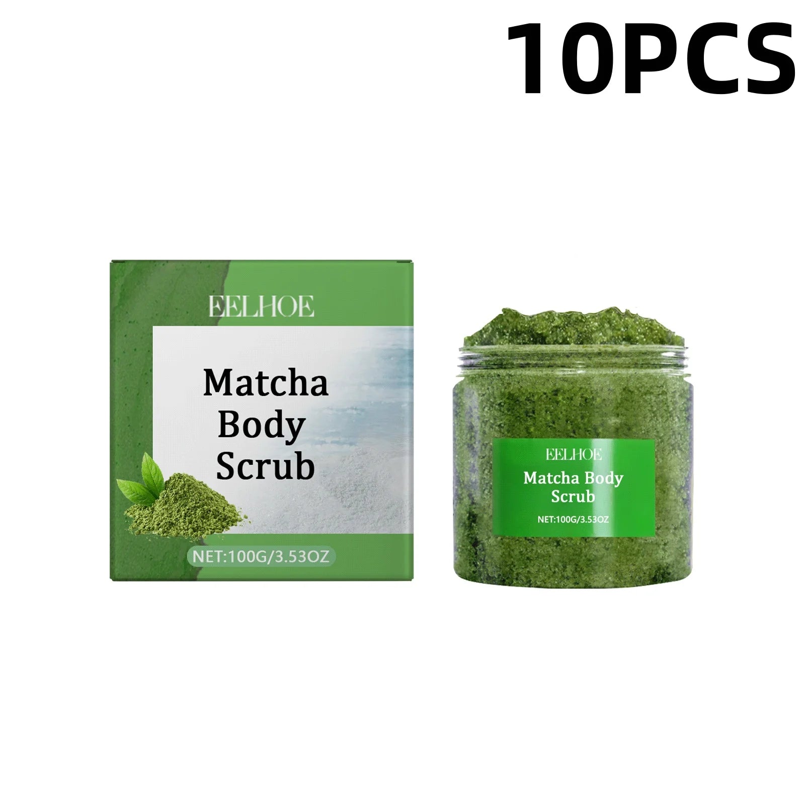 Matcha Sea Salt Body Scrub | Natural Exfoliation for Smooth Skin | 200g Scrubs Treatments 10PCS China Mainland Tidesmit