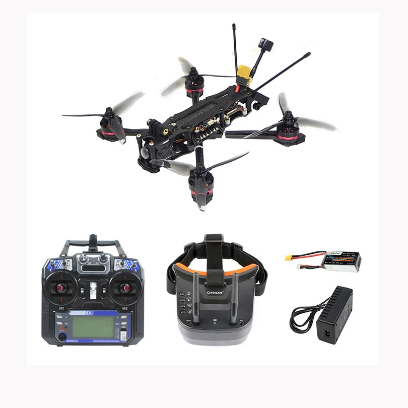 FPV Racing Drone 220mm RTF 4S Brushless Quadcopter Kit Tidesmit