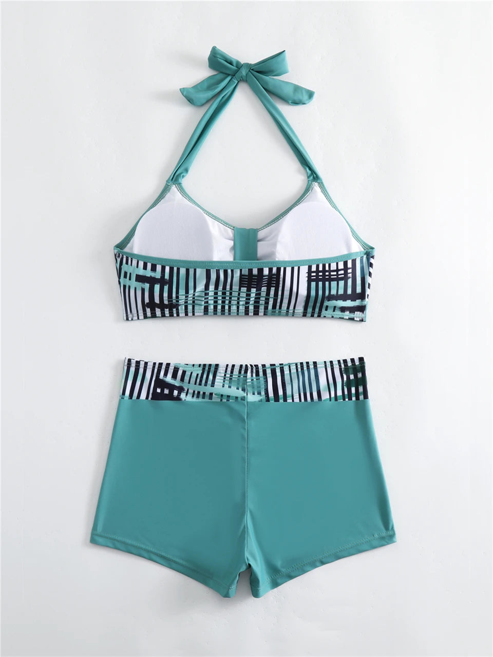 2025 High Waist Bikinis Women Sports Swimwear Print Bathing Suit Female Padded Beach Wear Bathers Swimming Swimsuit Summer