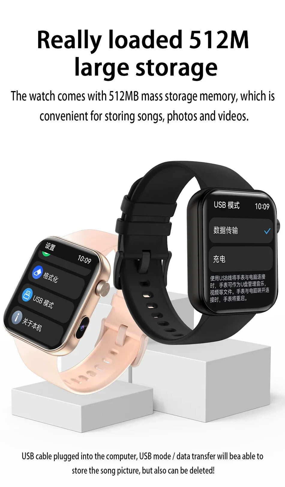 New Smart Watch Women Men Camera Take Photo Record Video Heart rate Sports Fitness Waterproof Bluetooth Call For Android iPhone
