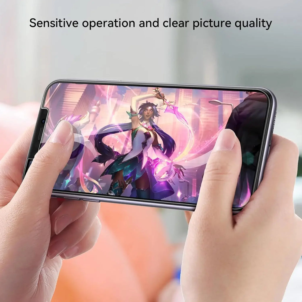 iPhone 11 Screen Protector Tempered Glass – 9H Anti-Scratch Case-Friendly Film Tidesmit