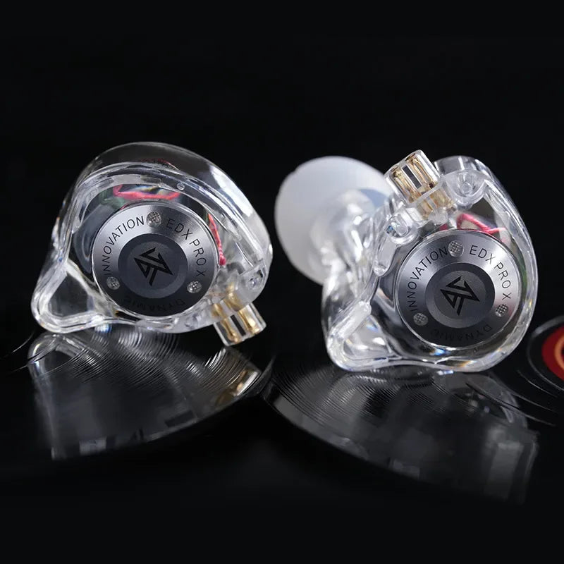 KZ EDX Pro X HiFi Wired In-Ear Monitors with Mic | Tidesmit Tidesmit