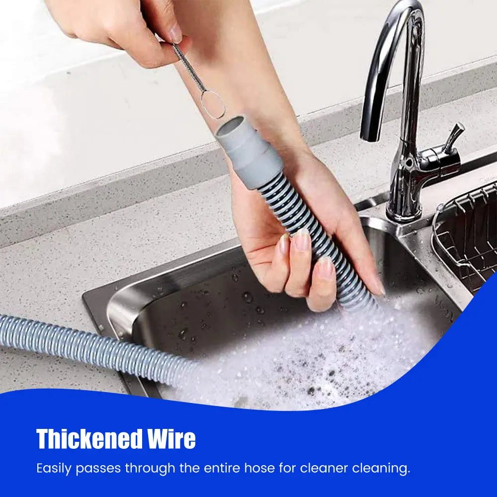 4 Pack CPAP Cleaning Kit for Hose & Mask, with Cpap Hose Dryer, Collapsible Wash Basin & Hose Hanger, Universal Cleaning Brush
