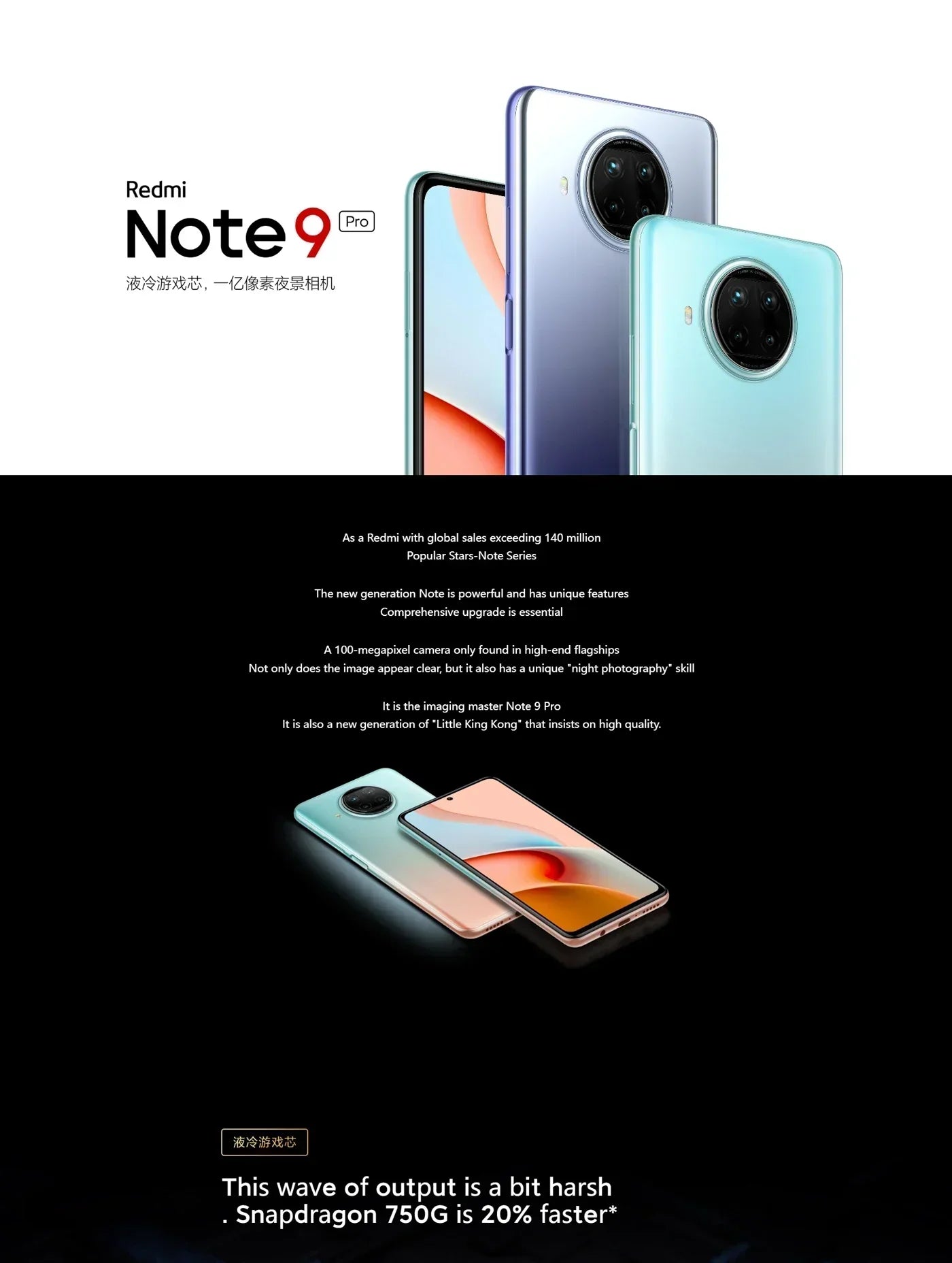 Xiaomi Global Firmware Redmi Note 9 Pro 5G Smartphone 108MP 4820mAh Qualcomm Snapdragon 750G 6.67-inch 33W used phone Tidesmit