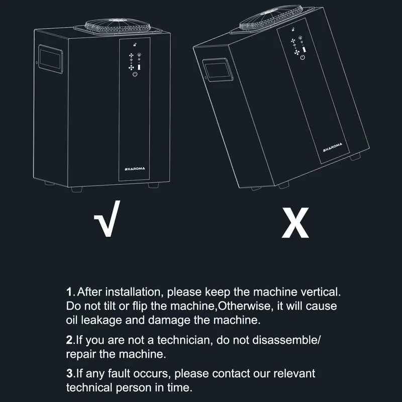 4000m³ HVAC Professional Aroma Diffuser Smart Waterless Essential Oil Diffusers Electric Smell for Home Fragrance Diffuser
