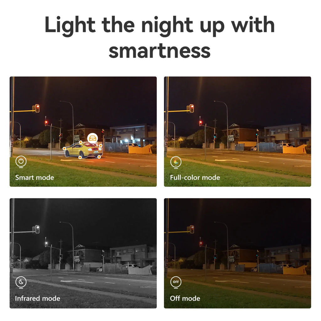 IMOU Cruiser SC 3MP WiFi Camera Red-Blue Warning Lights Outdoor Security Camera Full-Color Night Vision AI Human Detection IP66